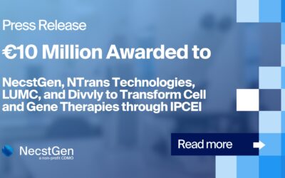 €10 Million Awarded to NecstGen, NTrans Technologies, LUMC, and Divvly to Transform Cell and Gene Therapies