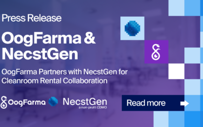 OogFarma Partners with NecstGen for Cleanroom Rental Collaboration Supporting Patient Safety and Efficiency of Ophthalmic Therapy in the Netherlands.